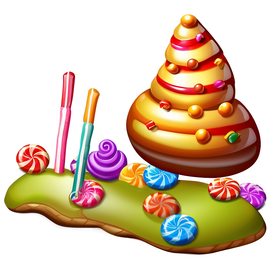 Candyland Dreamland Scene Png 17 PNG image