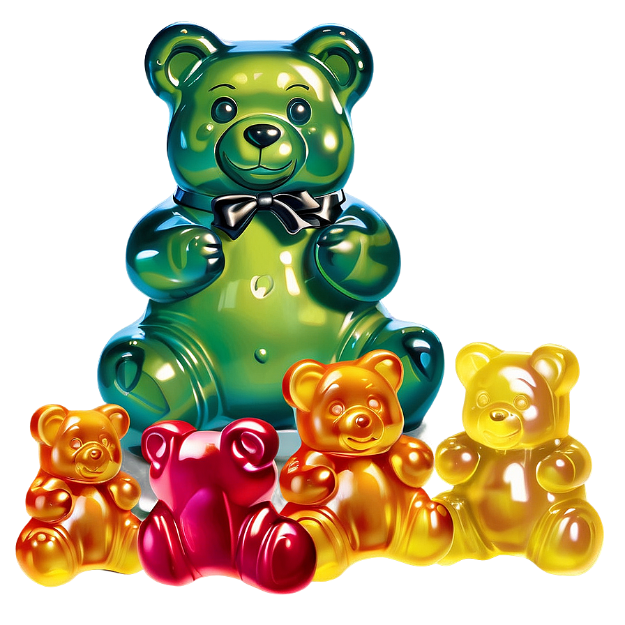 Candyland Gummy Bear Garden Png 37 PNG image