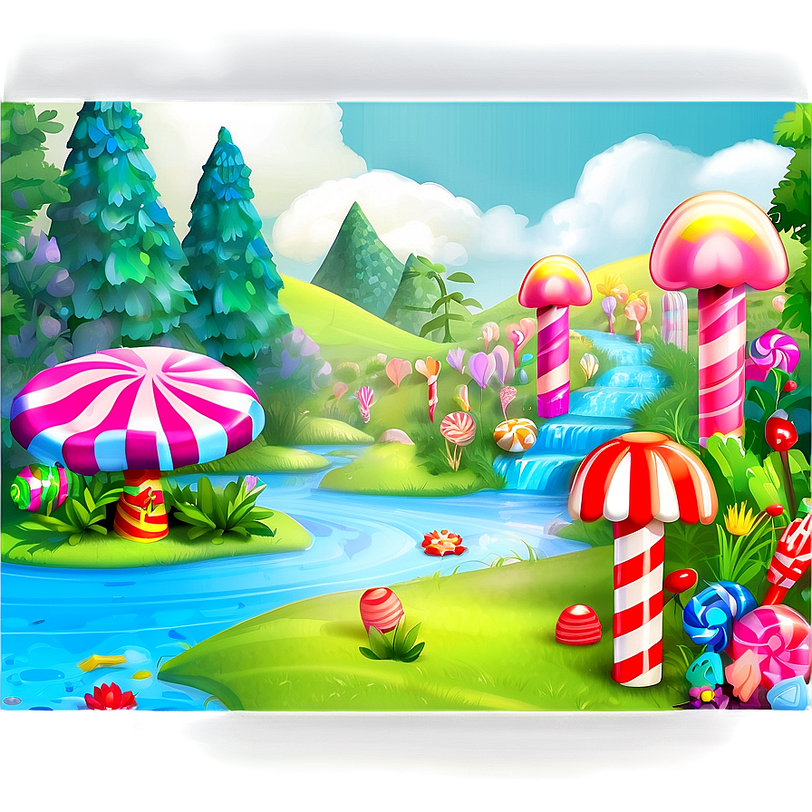 Candyland Luscious Landscapes Png Vup5 PNG image