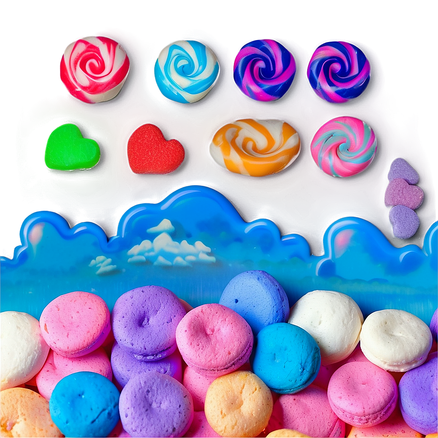 Candyland Marshmallow Clouds Png 39 PNG image