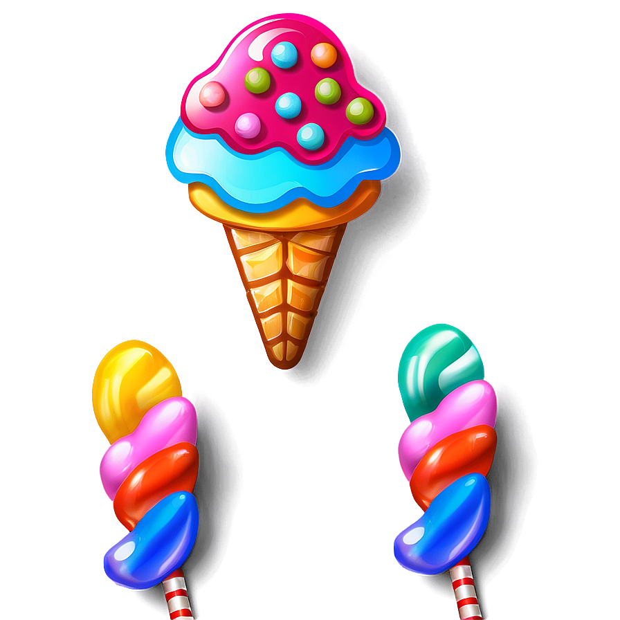 Candyland Wonderland Illustration Png Iok PNG image