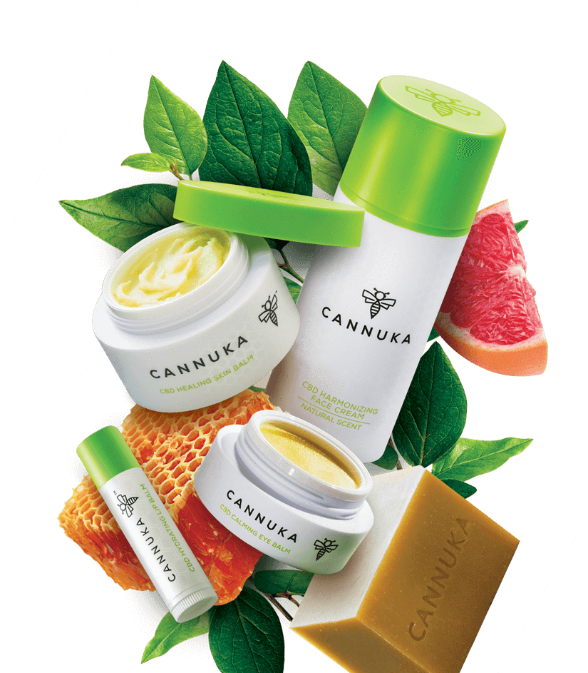 Cannuka C B D Skincare Products PNG image