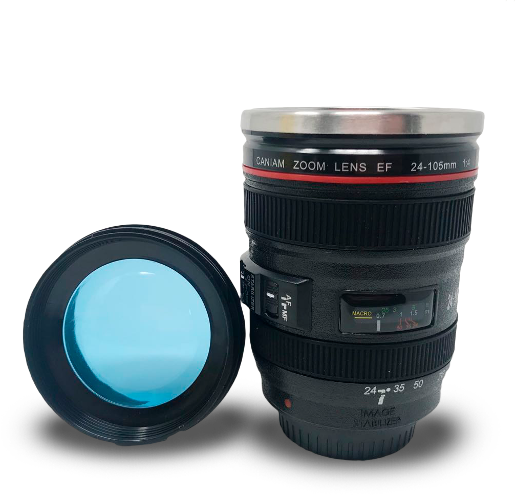 Canon Camera Lens Mug PNG image