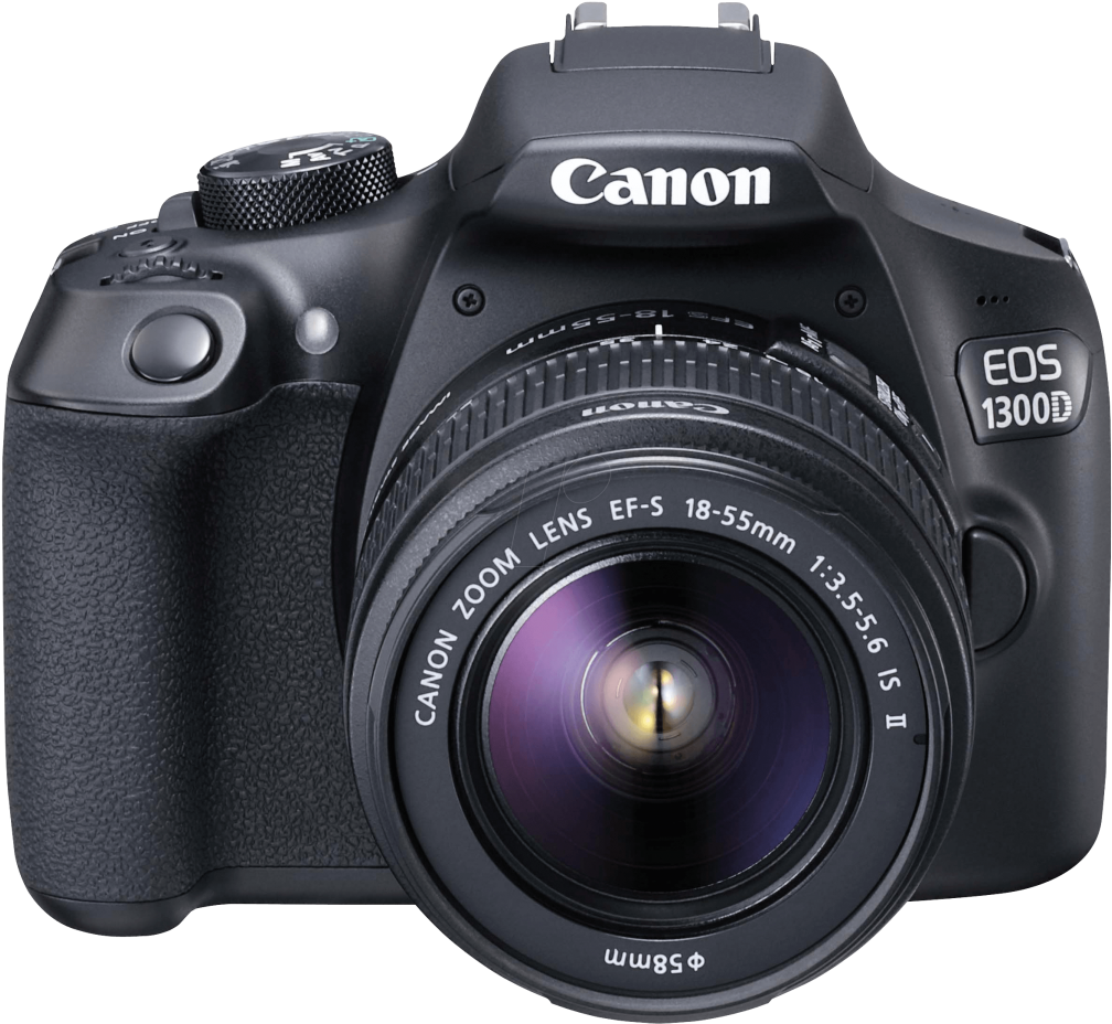 Canon E O S1300 D D S L R Camera PNG image