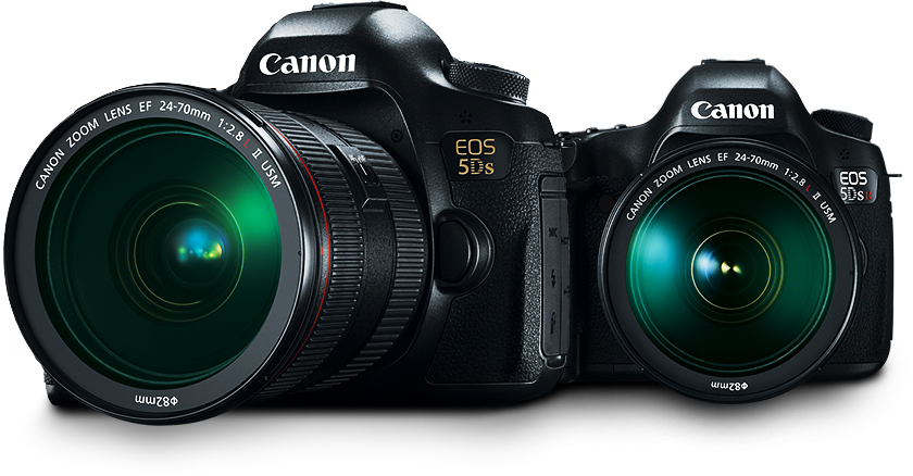 Canon E O S5 Ds Cameraswith Lenses PNG image