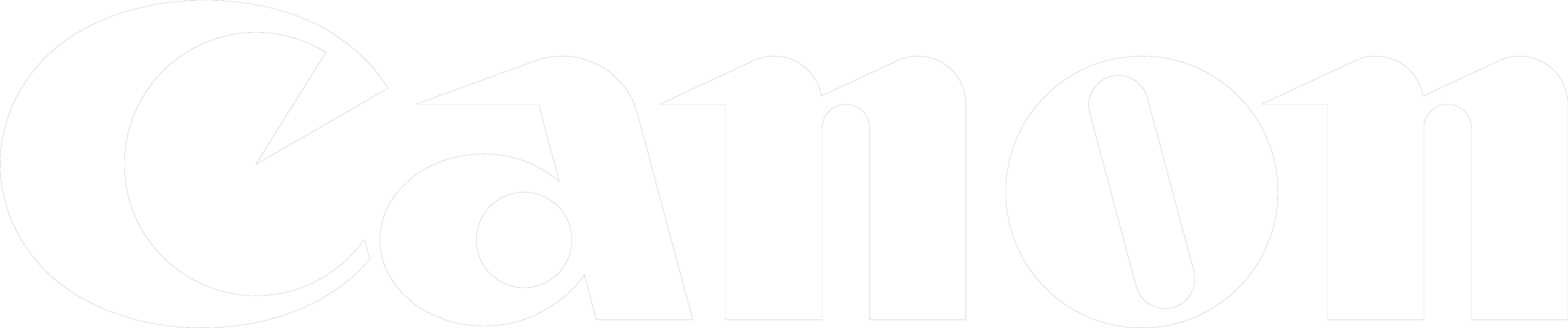 Canon Logo Brand Identity PNG image