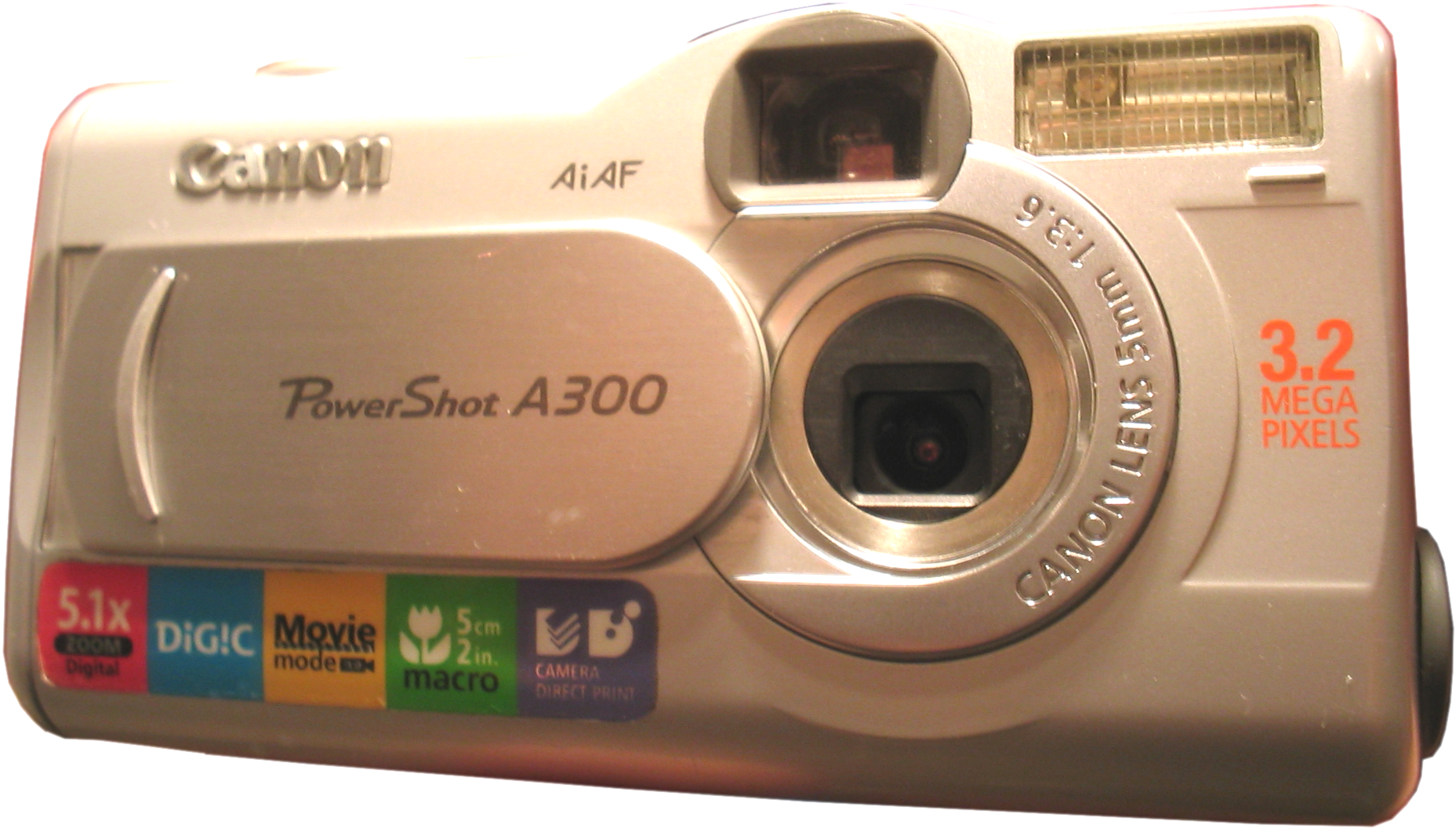 Canon Power Shot A300 Digital Camera PNG image