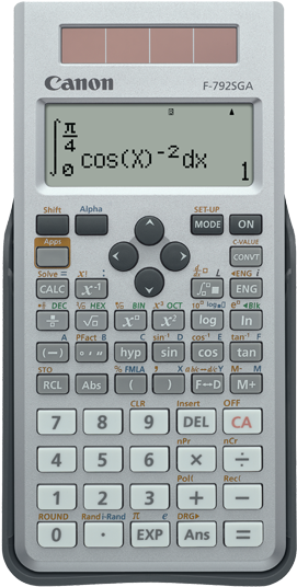 Canon Scientific Calculator F792 S G A PNG image