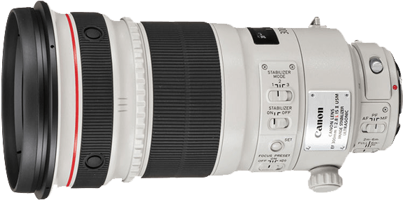 Canon Telephoto Lens Professional Photography Equipment PNG image