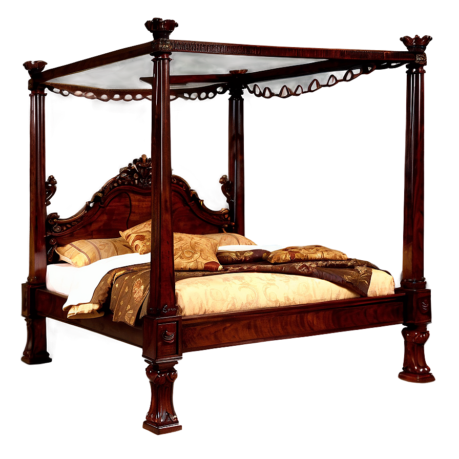 Canopy Bed Illustration Png Efl58 PNG image