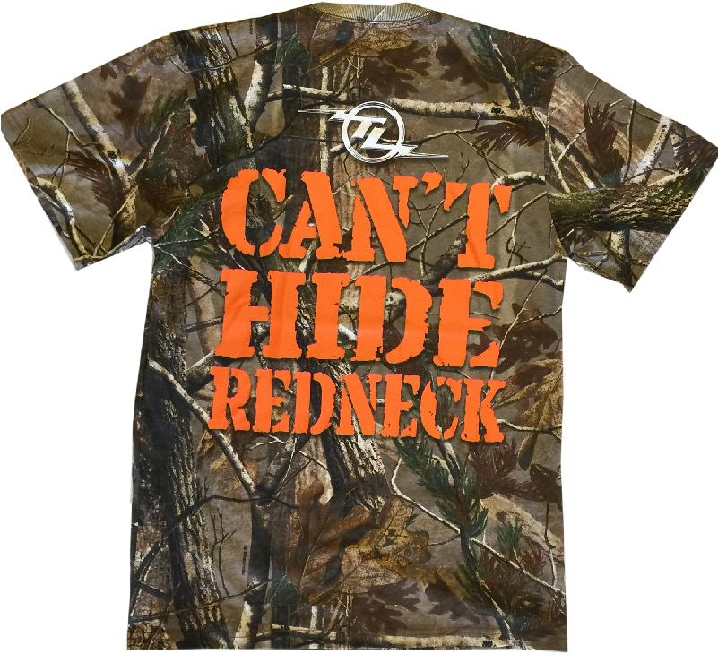 Cant Hide Redneck Camouflage Shirt PNG image