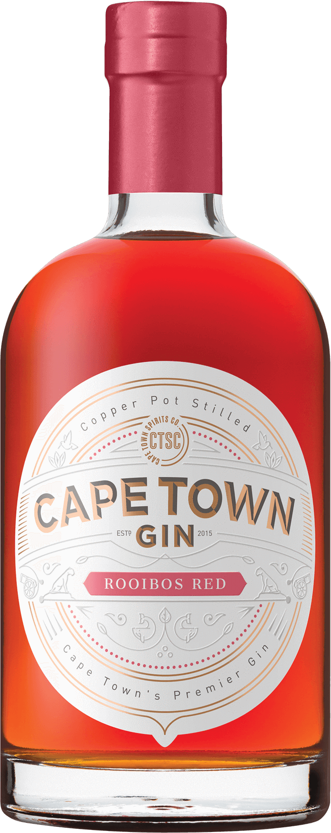 Cape Town Rooibos Red Gin Bottle PNG image