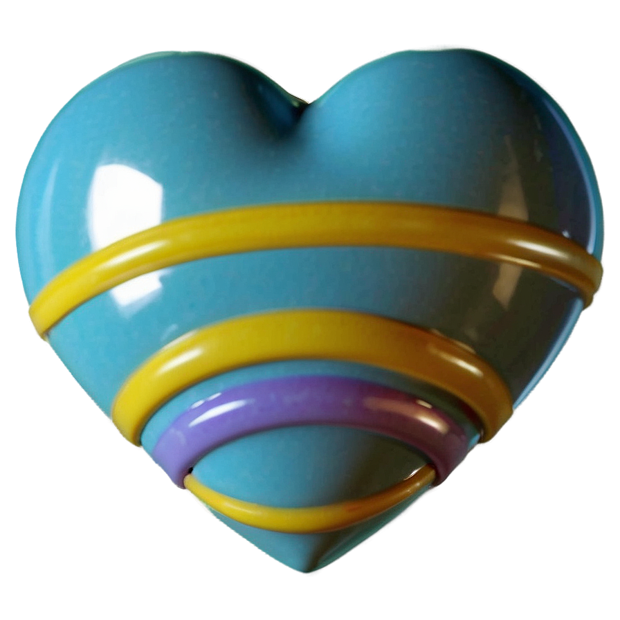 Capri Blue Heart Emoji Png 45 PNG image