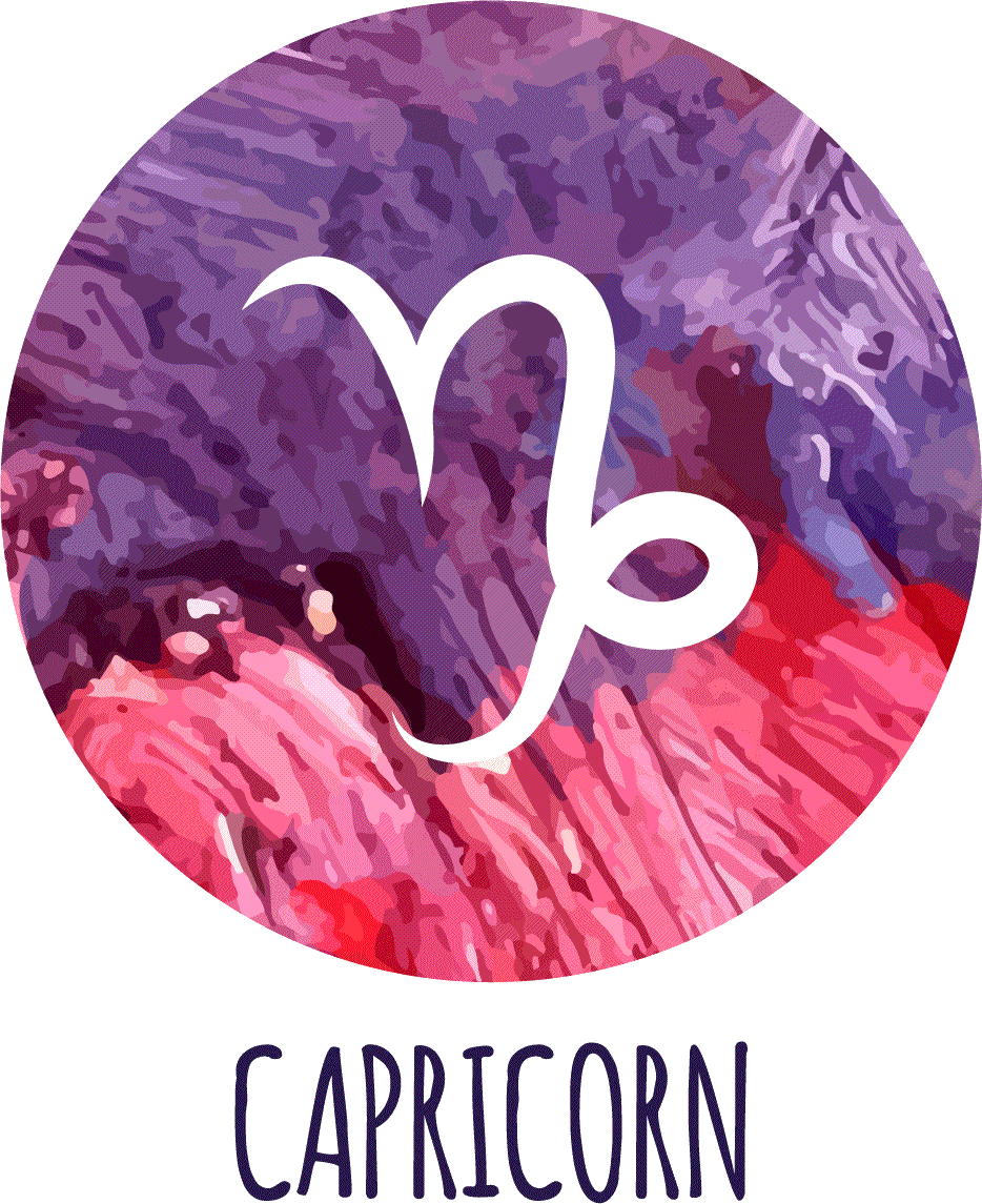 Capricorn Zodiac Sign Artwork PNG image