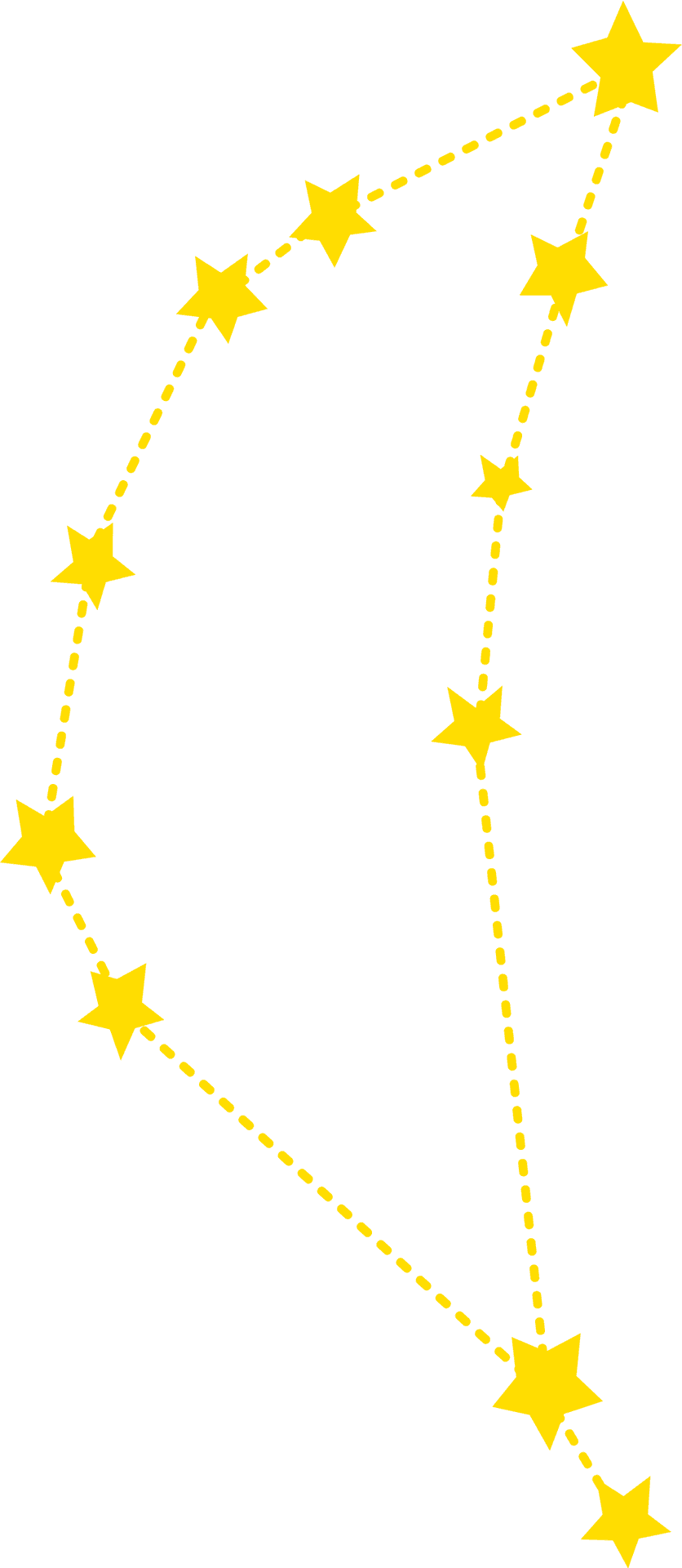 Capricorn Zodiac Star Constellation PNG image