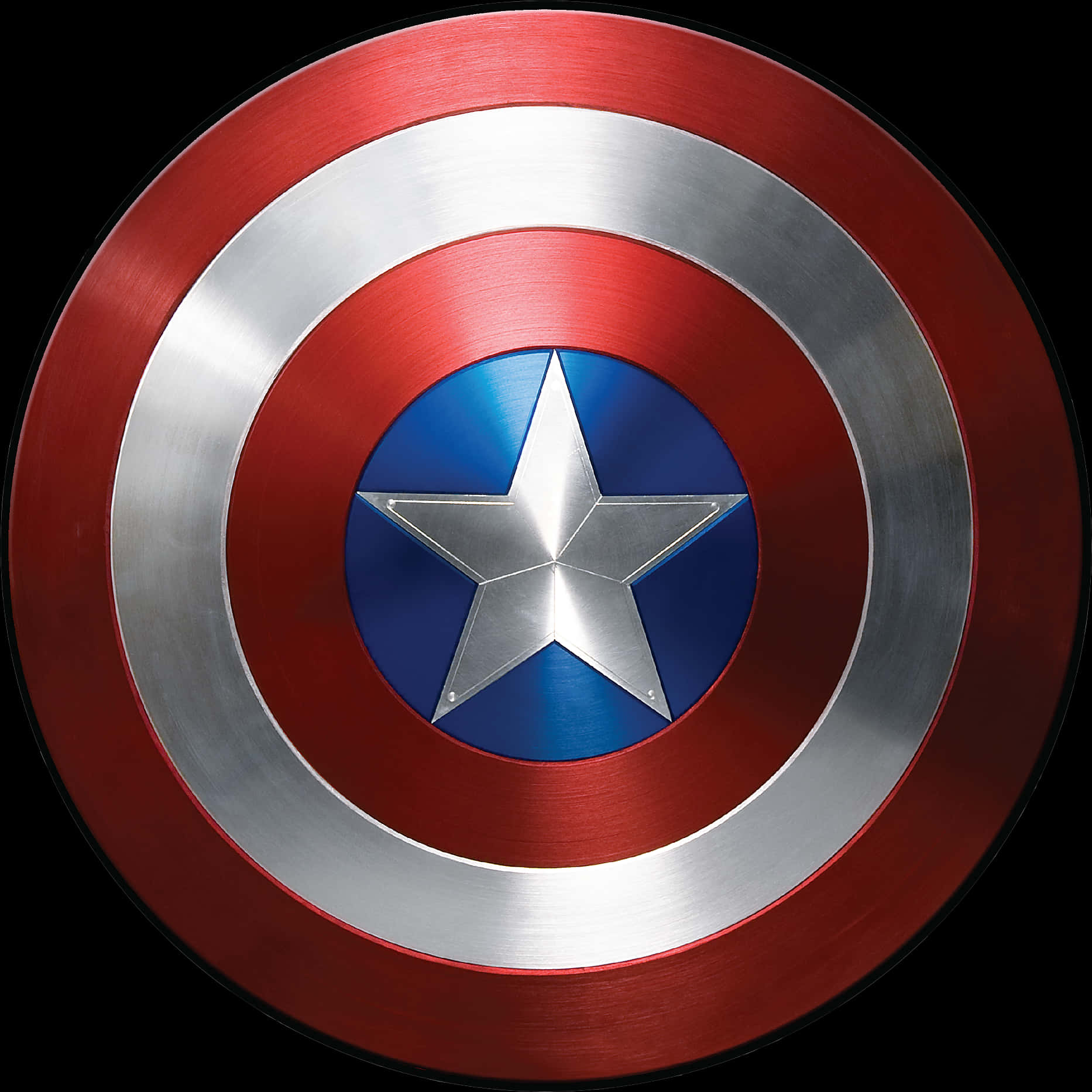 Captain America Shield Iconic Symbol PNG image