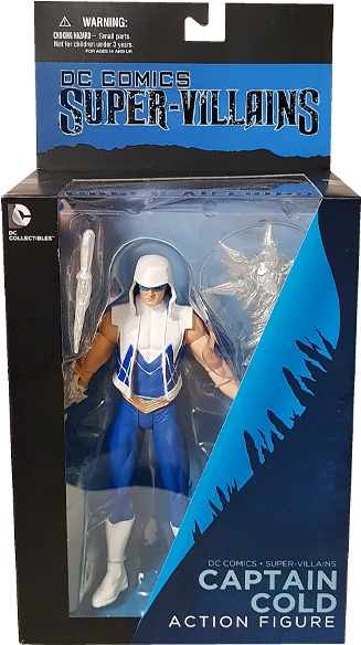 Captain Cold Action Figure Packaging PNG image