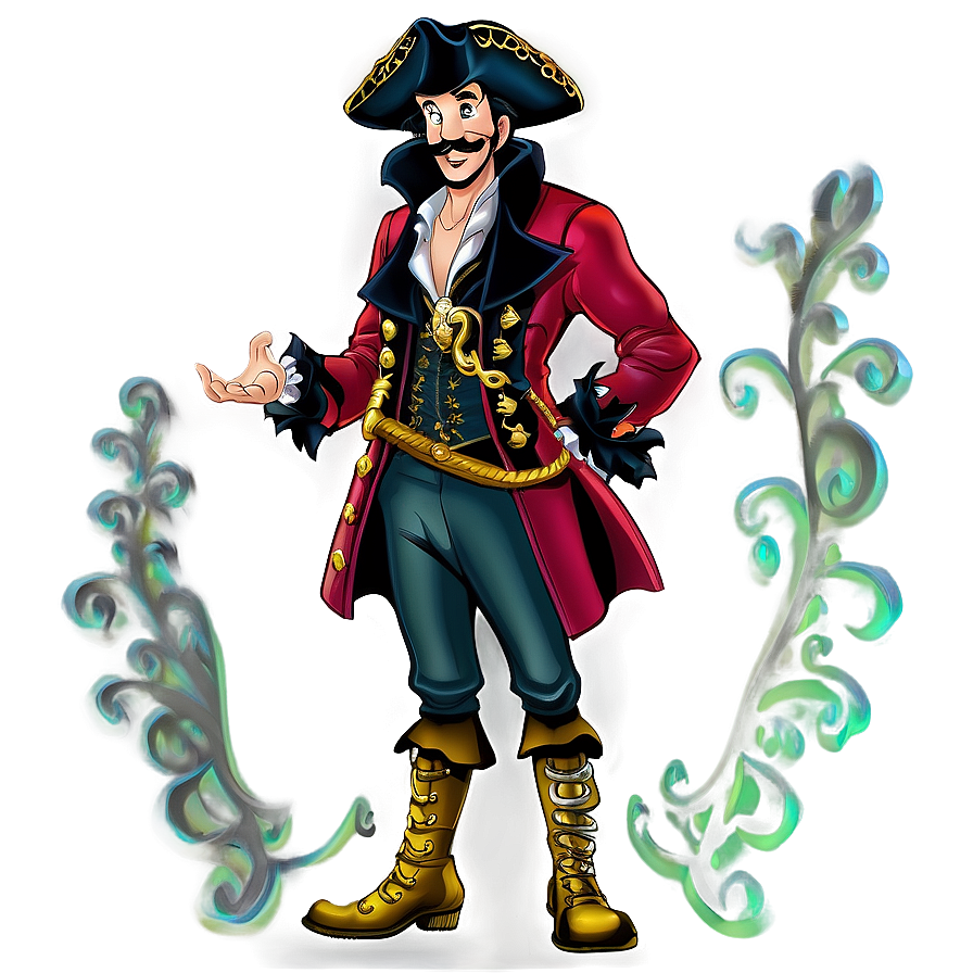 Captain Hook Peter Pan Png 06282024 PNG image