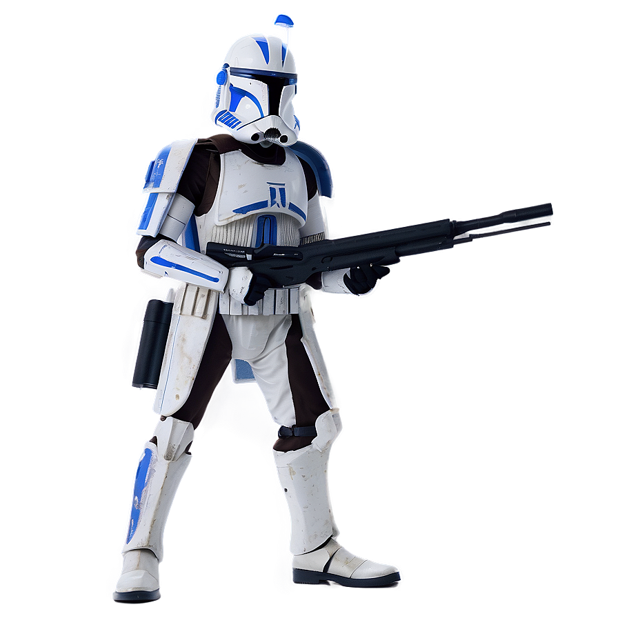 Captain Rex With Heavy Weaponry Png 06252024 PNG image