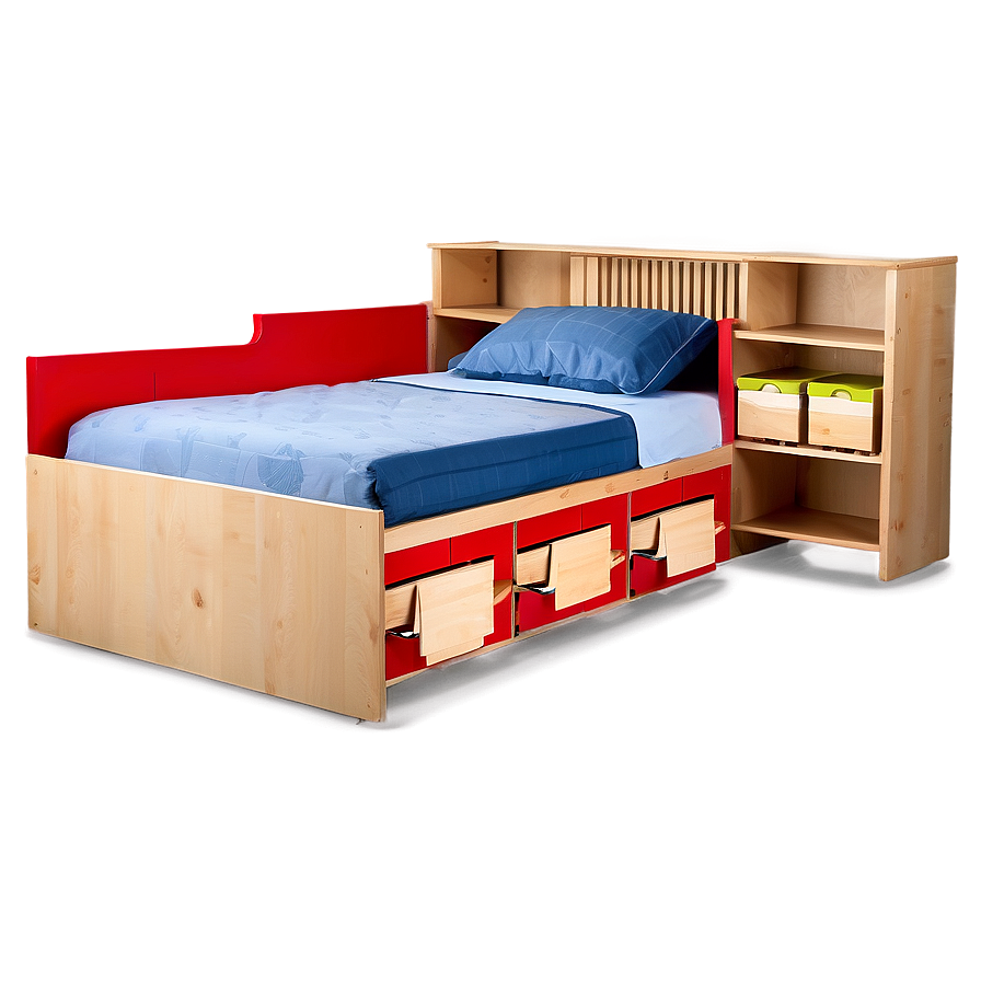 Captains Bed With Storage Png Vvg90 PNG image