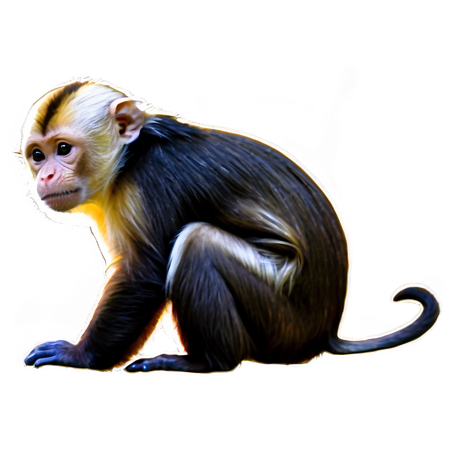 Capuchin Monkey A PNG image