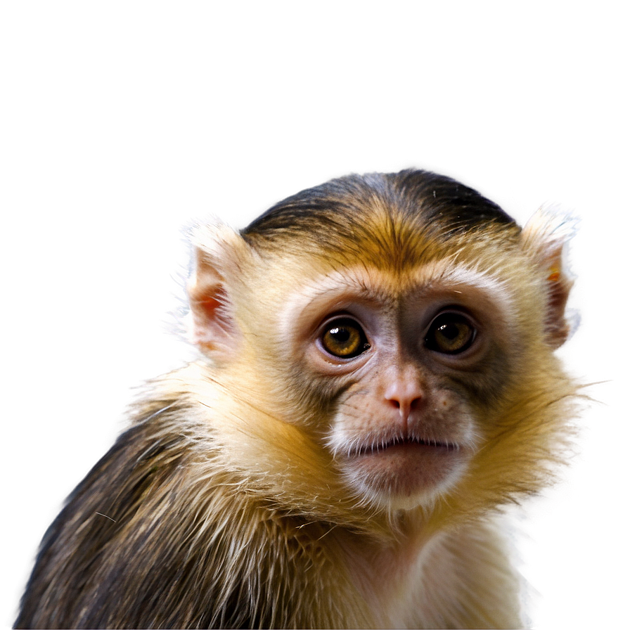 Capuchin Monkey Looking Png Ahh PNG image