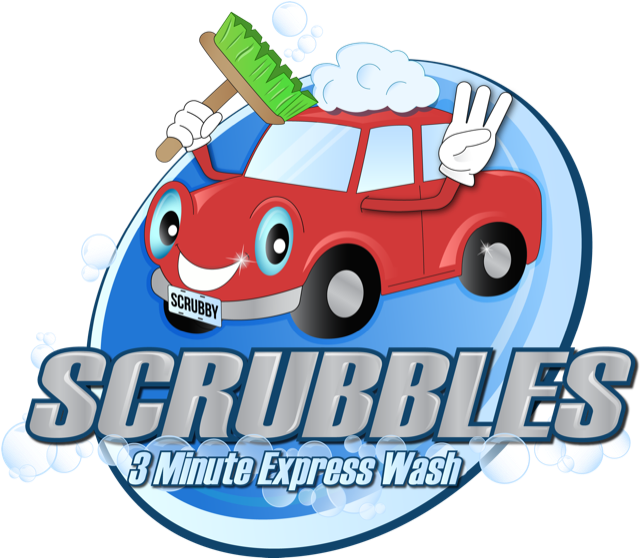 Car Wash Mascot Express Service Logo PNG image