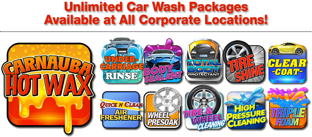 Car Wash Packages Promotion Banner PNG image