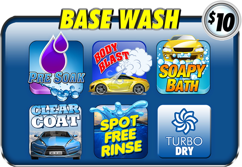 Car Wash Service Menu Board PNG image