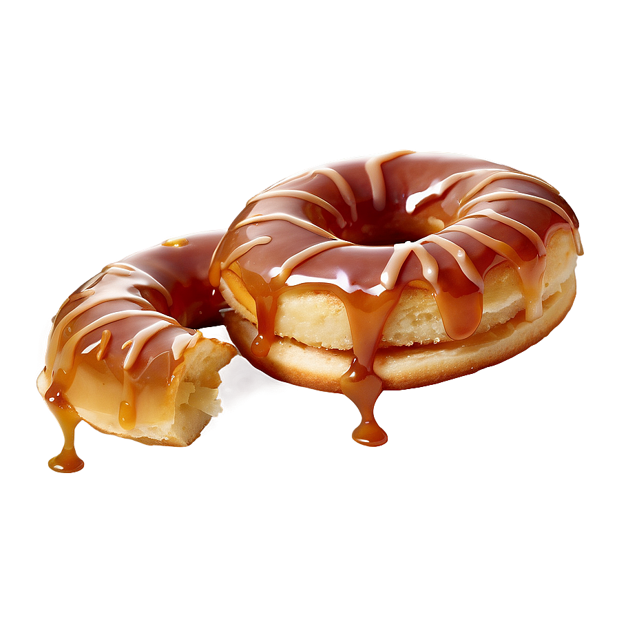 Caramel Drizzle Donut Png Kpd PNG image