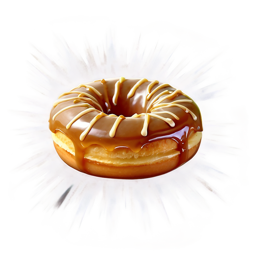 Caramel Drizzle Donut Png Olx PNG image