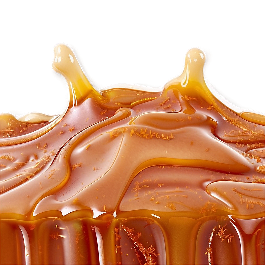 Caramel Drizzle Texture Png Gas74 PNG image