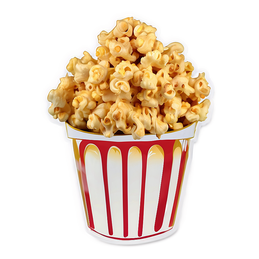 Caramel Drizzled Popcorn Png 06212024 PNG image