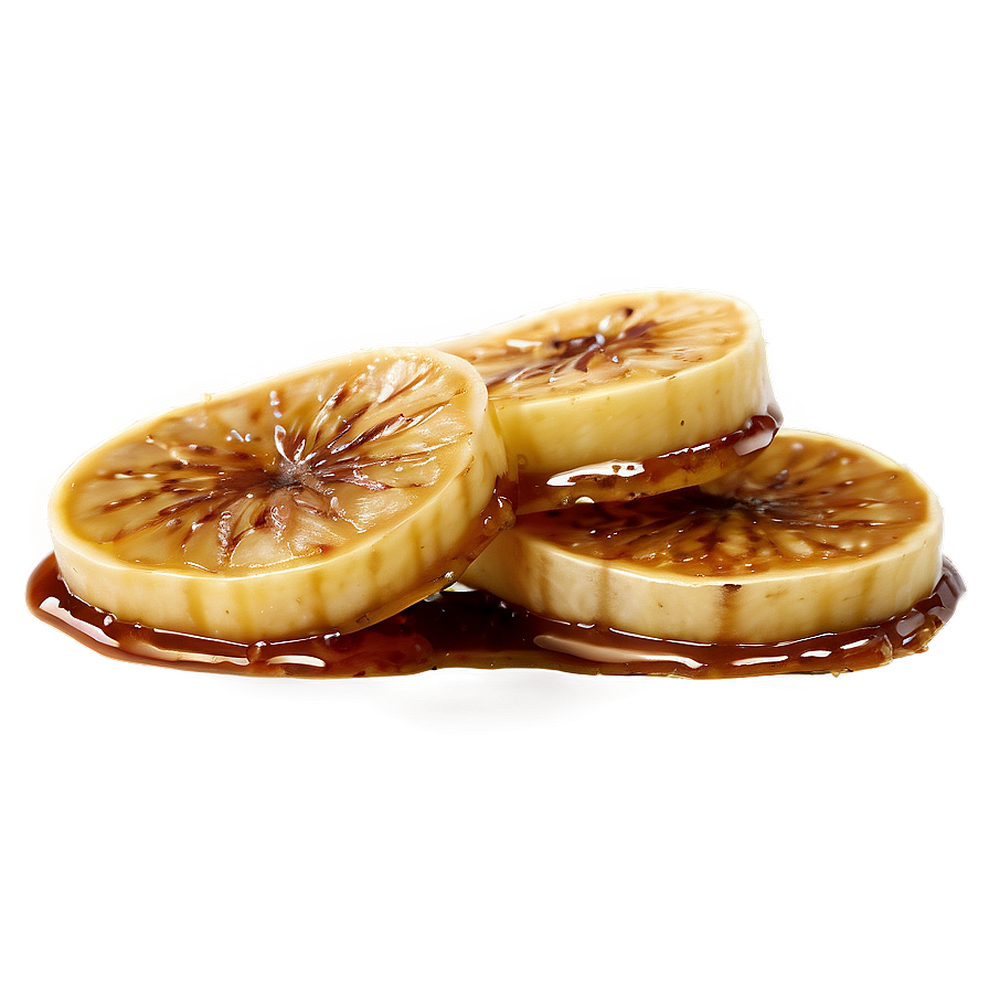 Caramelized Banana Slice Png 38 PNG image