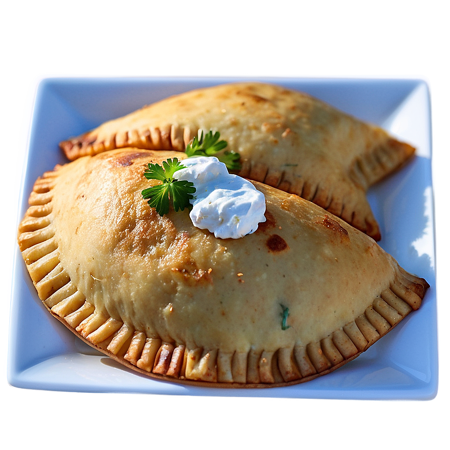 Caramelized Onion And Goat Cheese Empanadas Png 06122024 PNG image