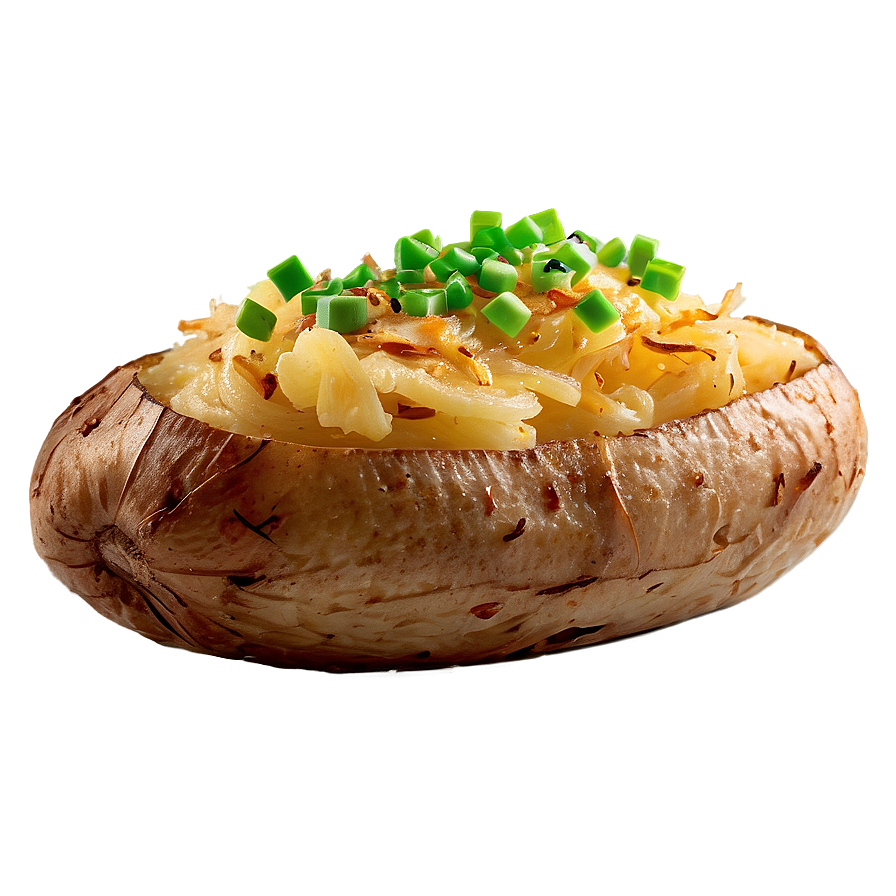 Caramelized Onion Baked Potato Png Kmd PNG image