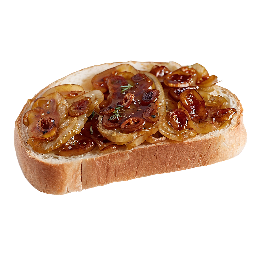 Caramelized Onion Toast Png 44 PNG image