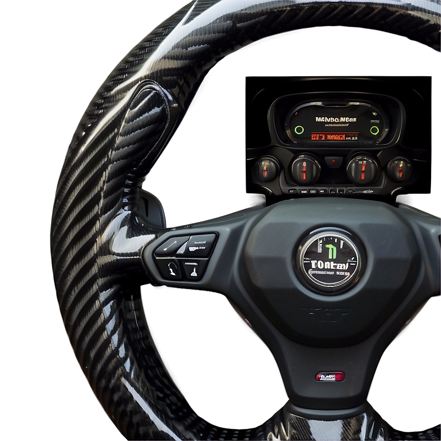 Carbon Fiber Steering Wheel Png 05252024 PNG image