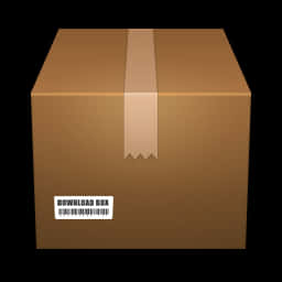 Cardboard Download Box Illustration PNG image