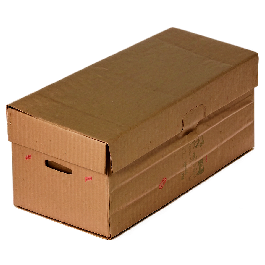 Cardboard Shoe Box Png 06202024 PNG image