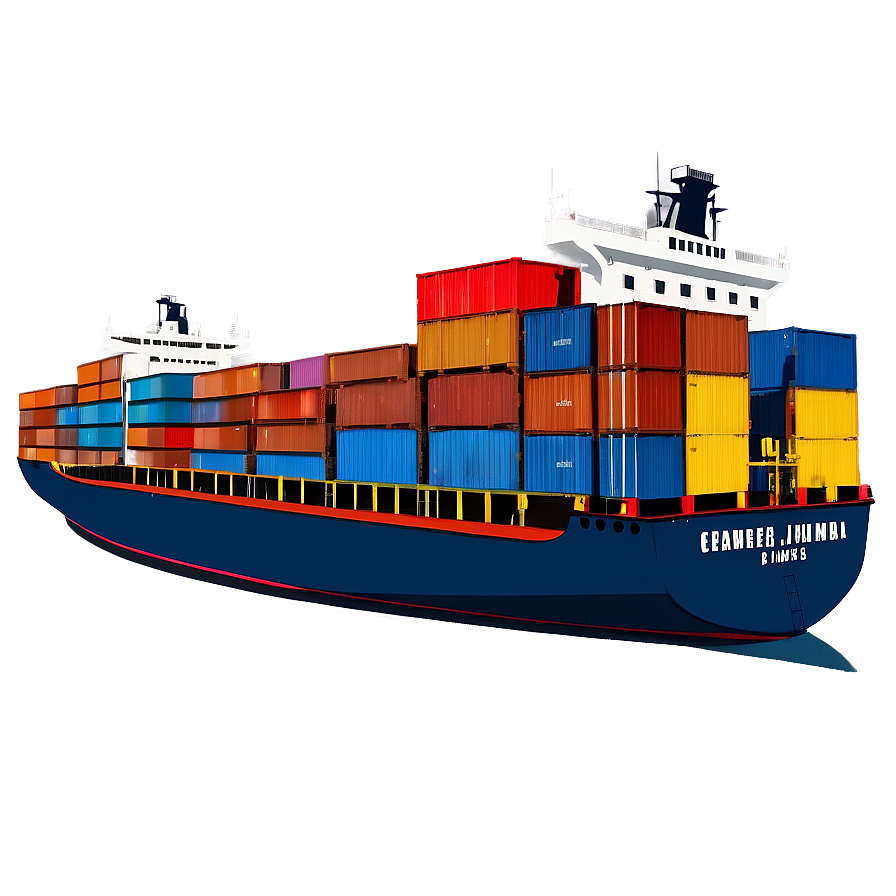 Cargo Ship C PNG image