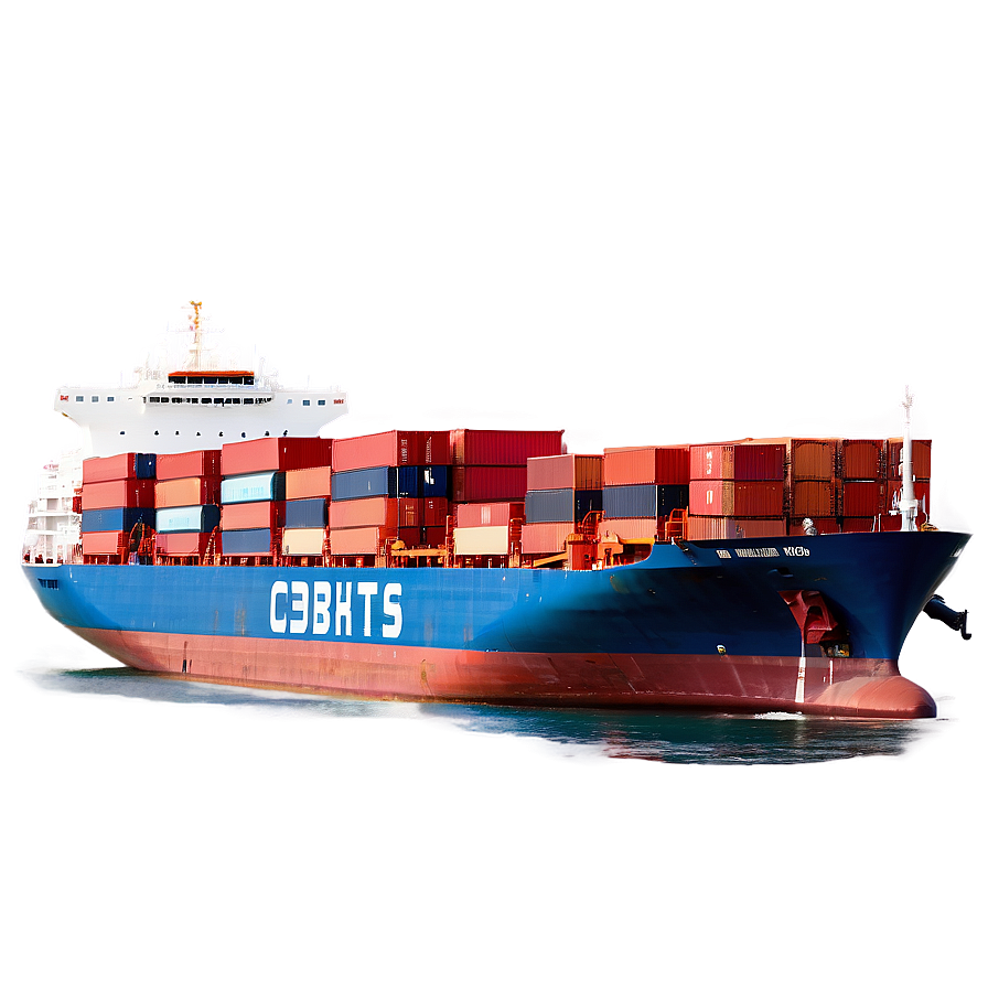 Cargo Ship Docked Png Vvc97 PNG image