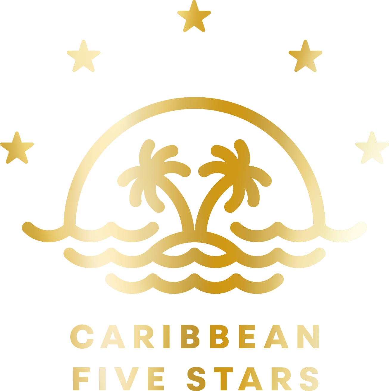 Caribbean Five Stars Logo PNG image