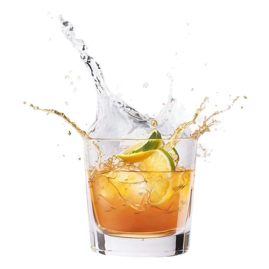 Caribbean Rum Splash Png 06212024 PNG image