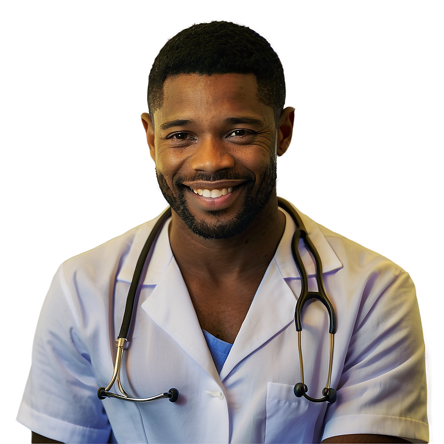 Caring Male Nurse Png 06292024 PNG image