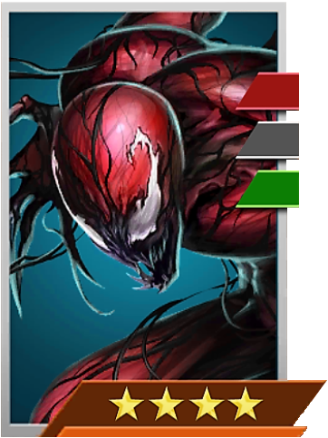 Carnage Character Artwork PNG image