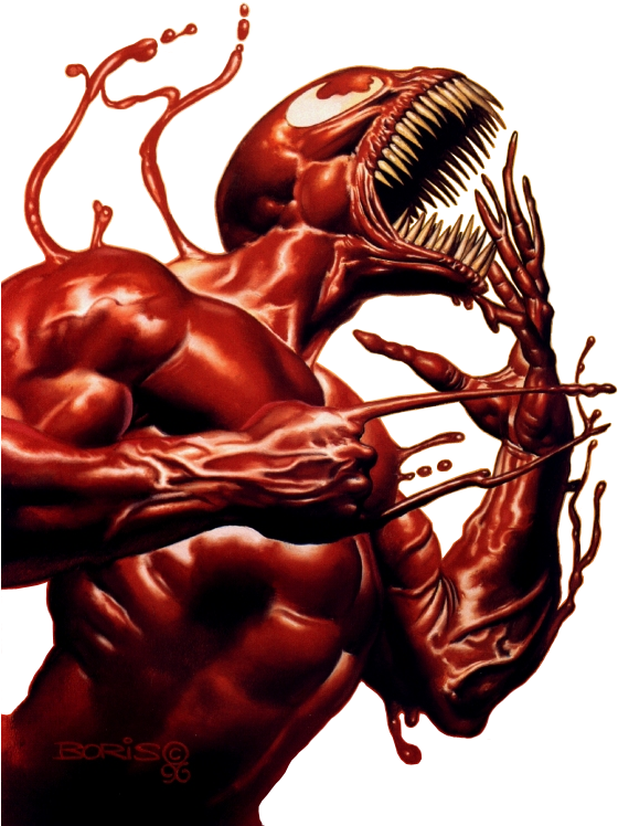 Carnage_ Character_ Artwork PNG image