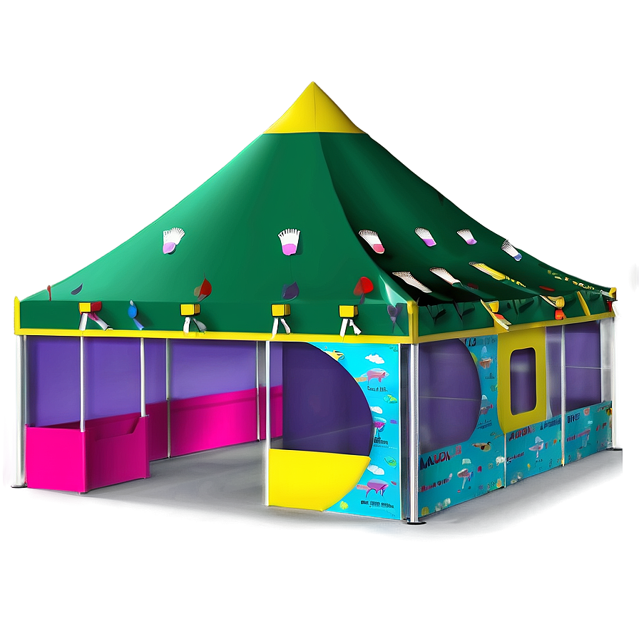 Carnival Event Tent Structure Png 06282024 PNG image