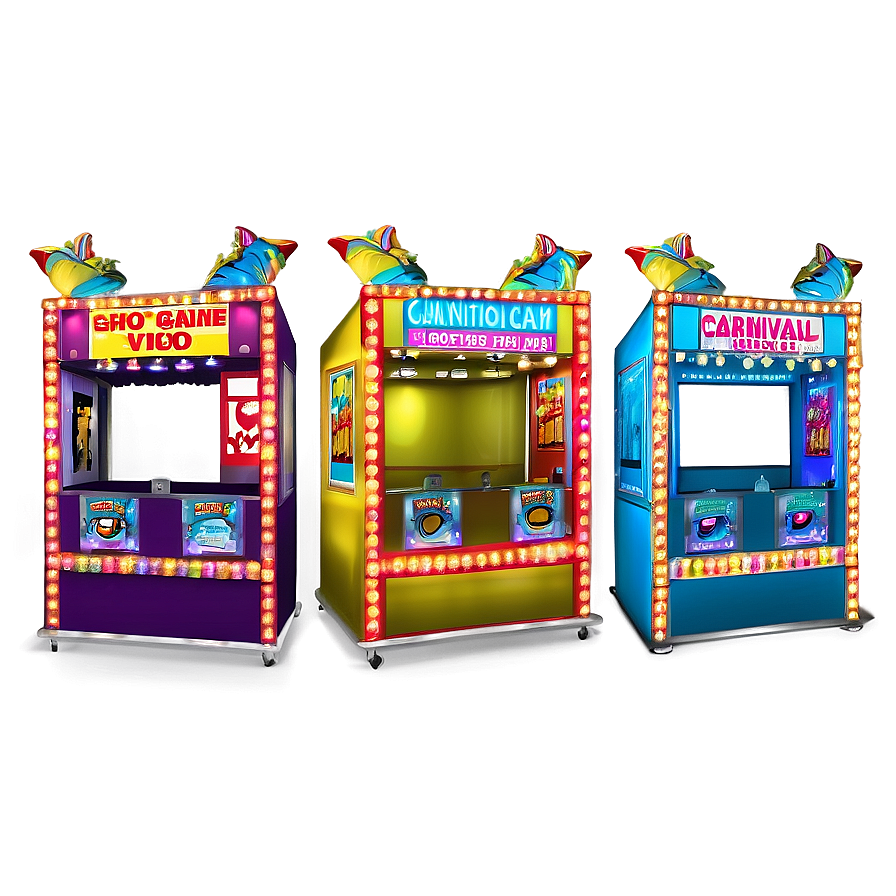 Carnival Game Booths Png 06122024 PNG image