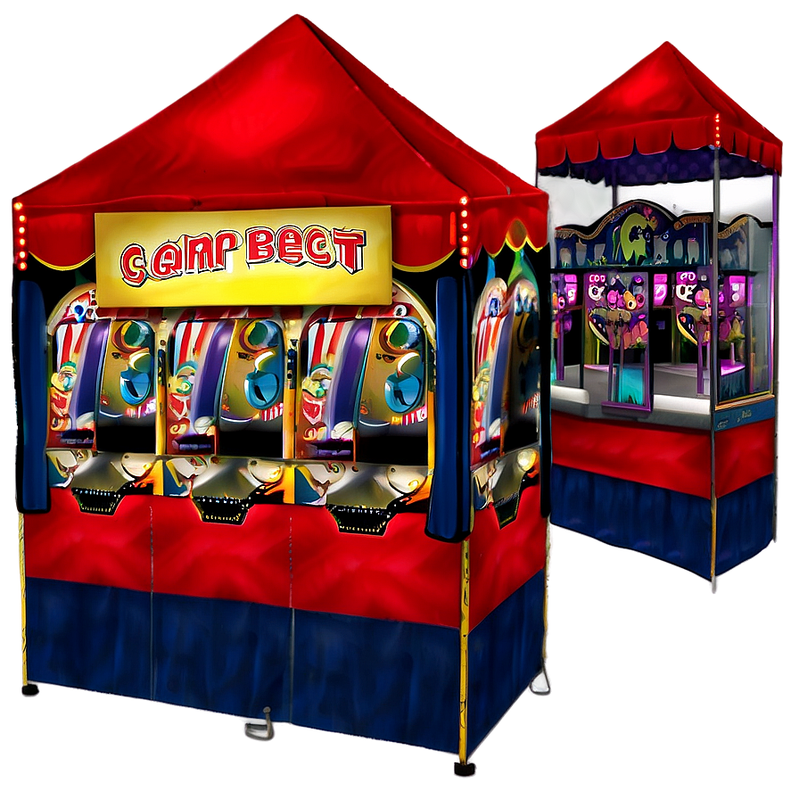 Carnival Game Booths Png 06122024 PNG image